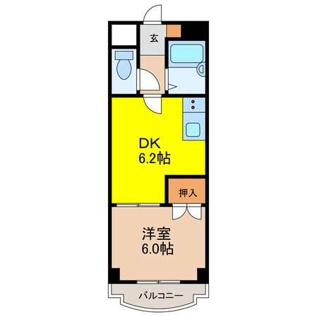 サンライズセイケの物件間取画像